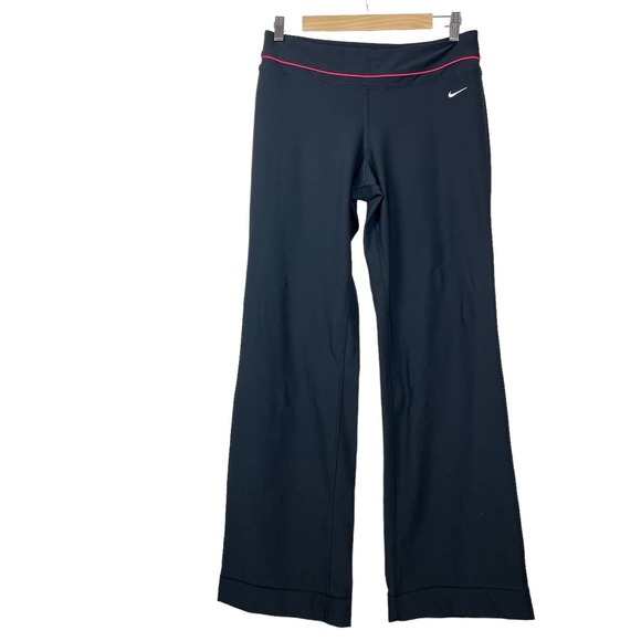 Nike womens Be Strong Athletic Yoga Pants dri fit wide leg size M - Picture 1 of 7